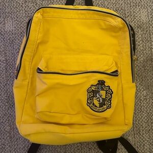 Yellow Hufflepuff Backpack from Universal Studios